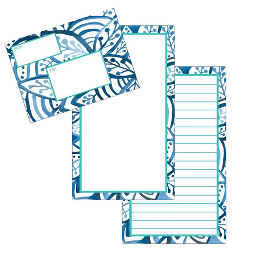 Stationery - Blue Burst